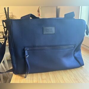 Dagne Dover Wade Neoprene Diaper Bag- Navy Blue